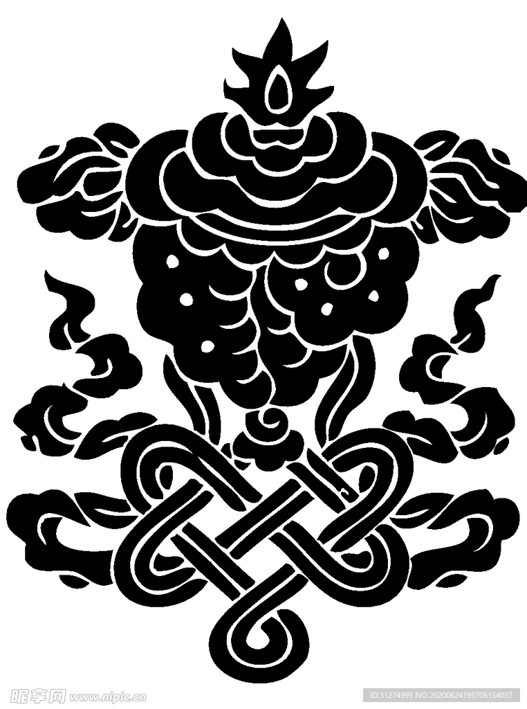镂空花图案