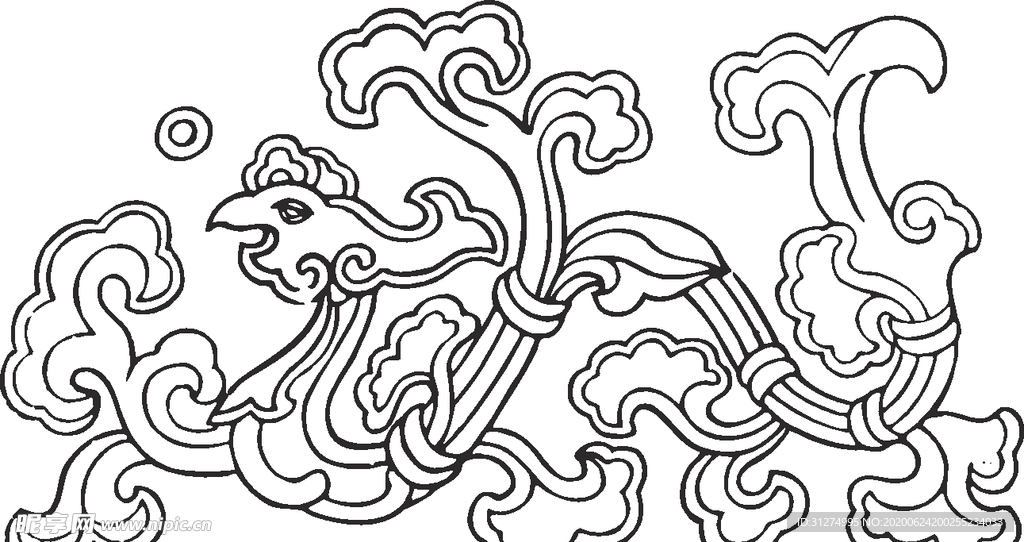 镂空花图案