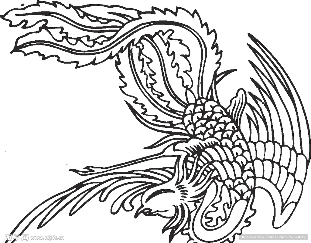 镂空花图案