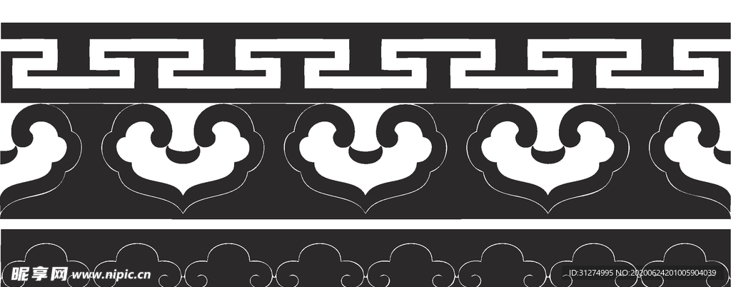 镂空花图案