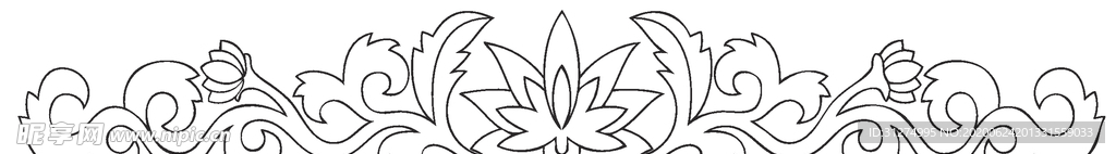 镂空花图案
