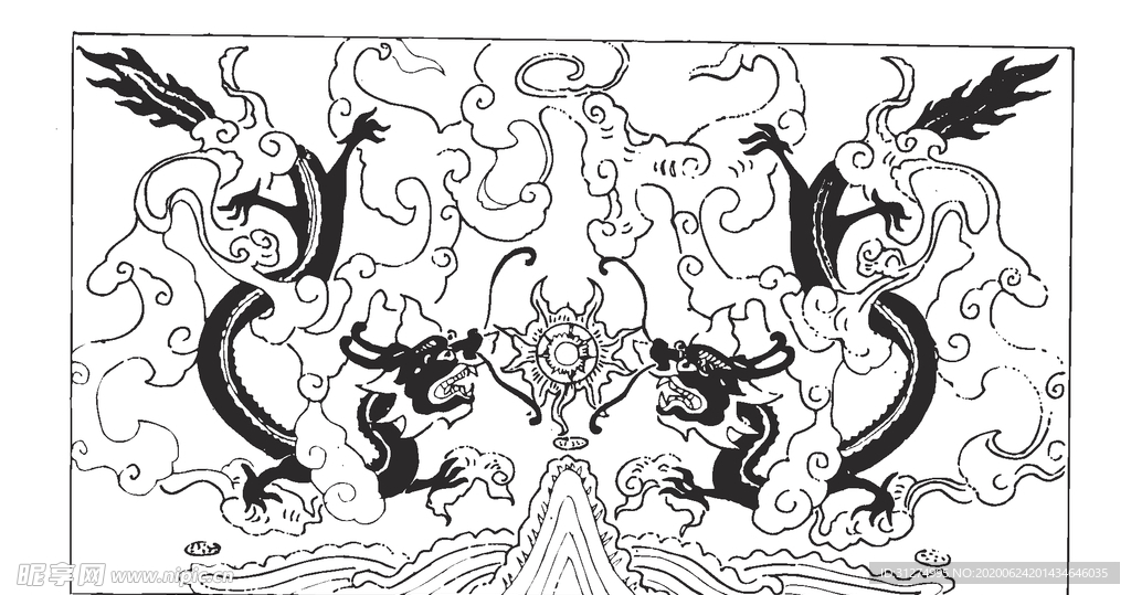 镂空花图案