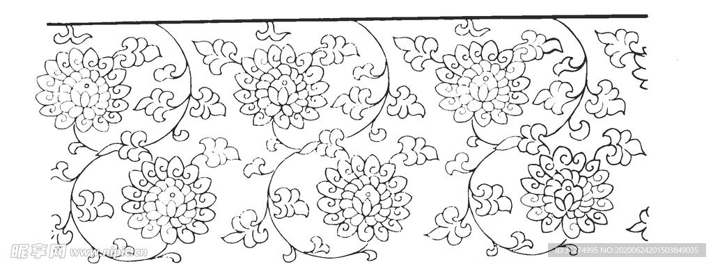 镂空花图案