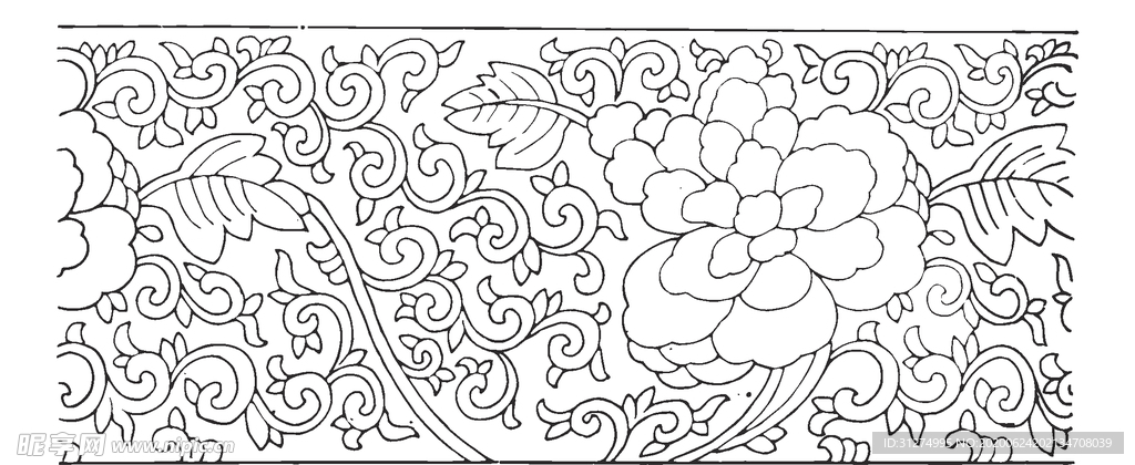镂空花图案