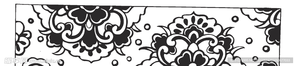 镂空花图案