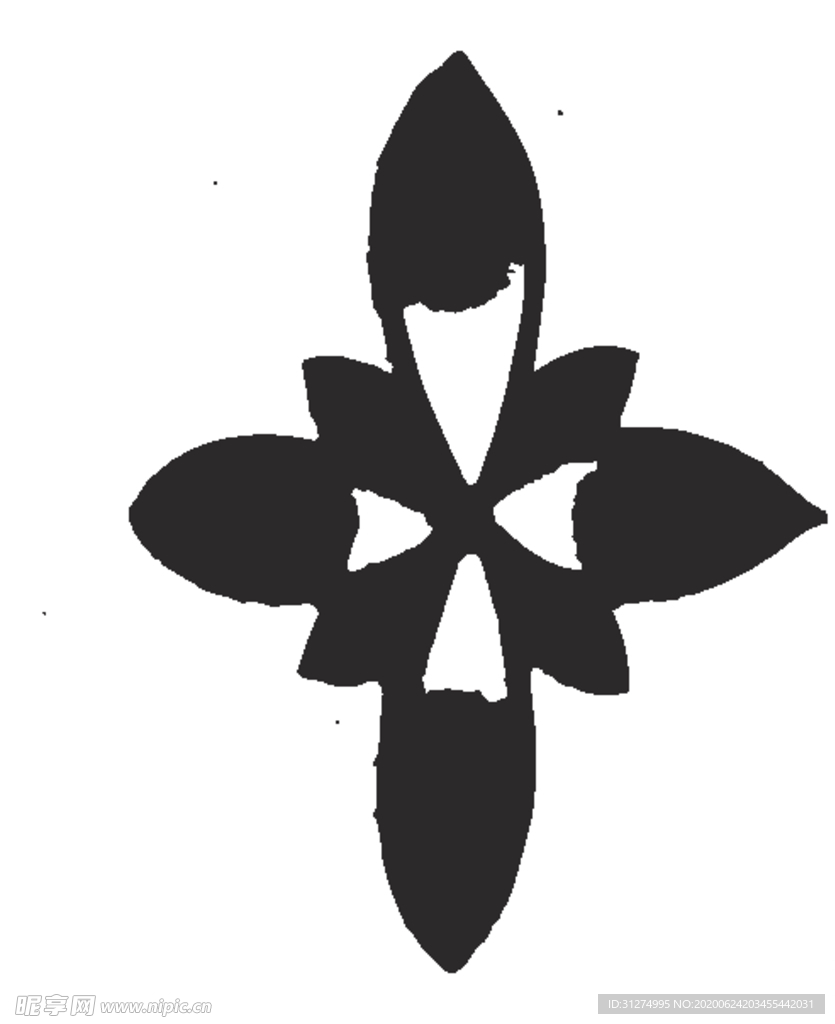 镂空花图案
