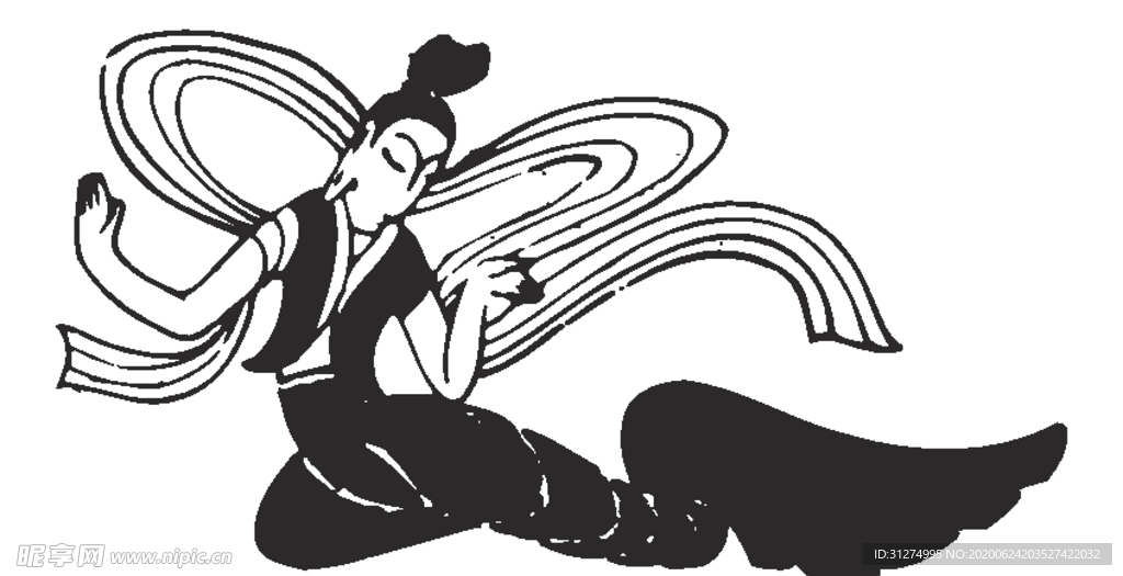 镂空花图案