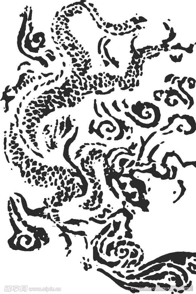 镂空花图案