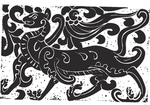 镂空花图案