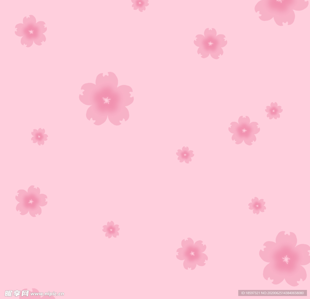 樱花粉色花型壁纸