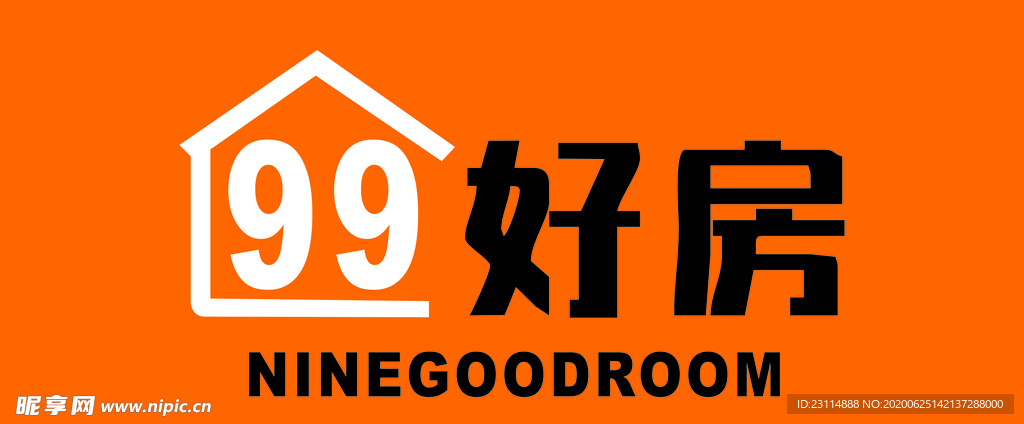 99好房 门头 LOGO