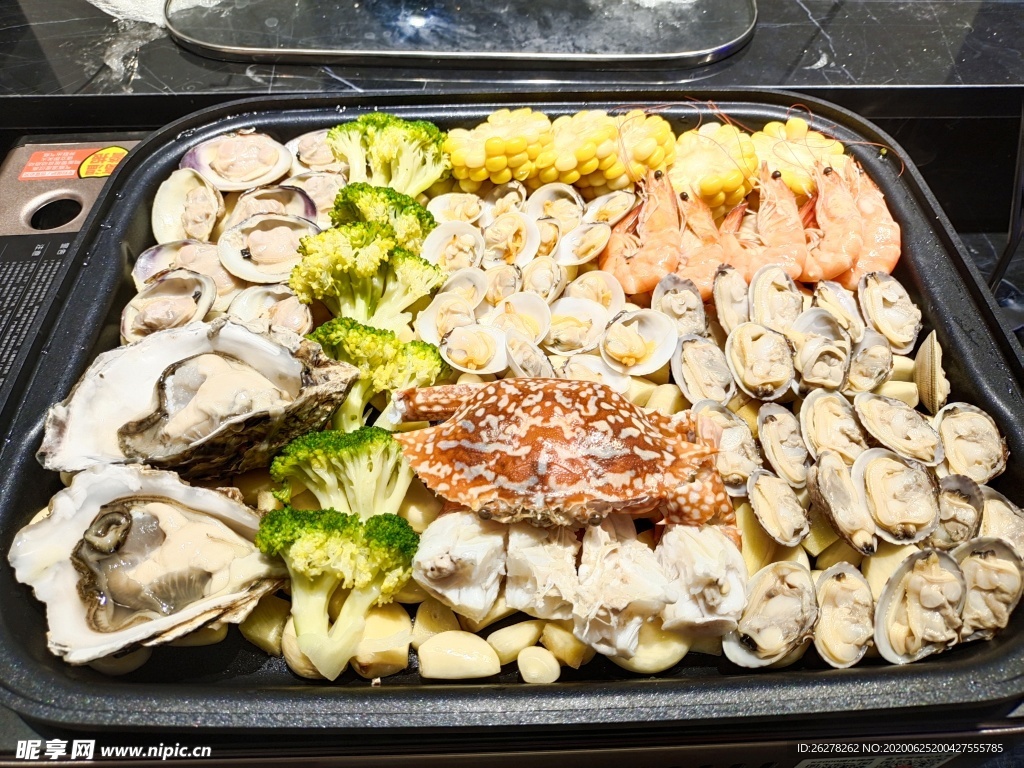 海鲜大拼盘生蚝龙虾套餐