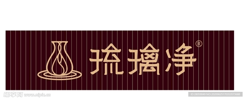 矢量琉璃净门头茶素材