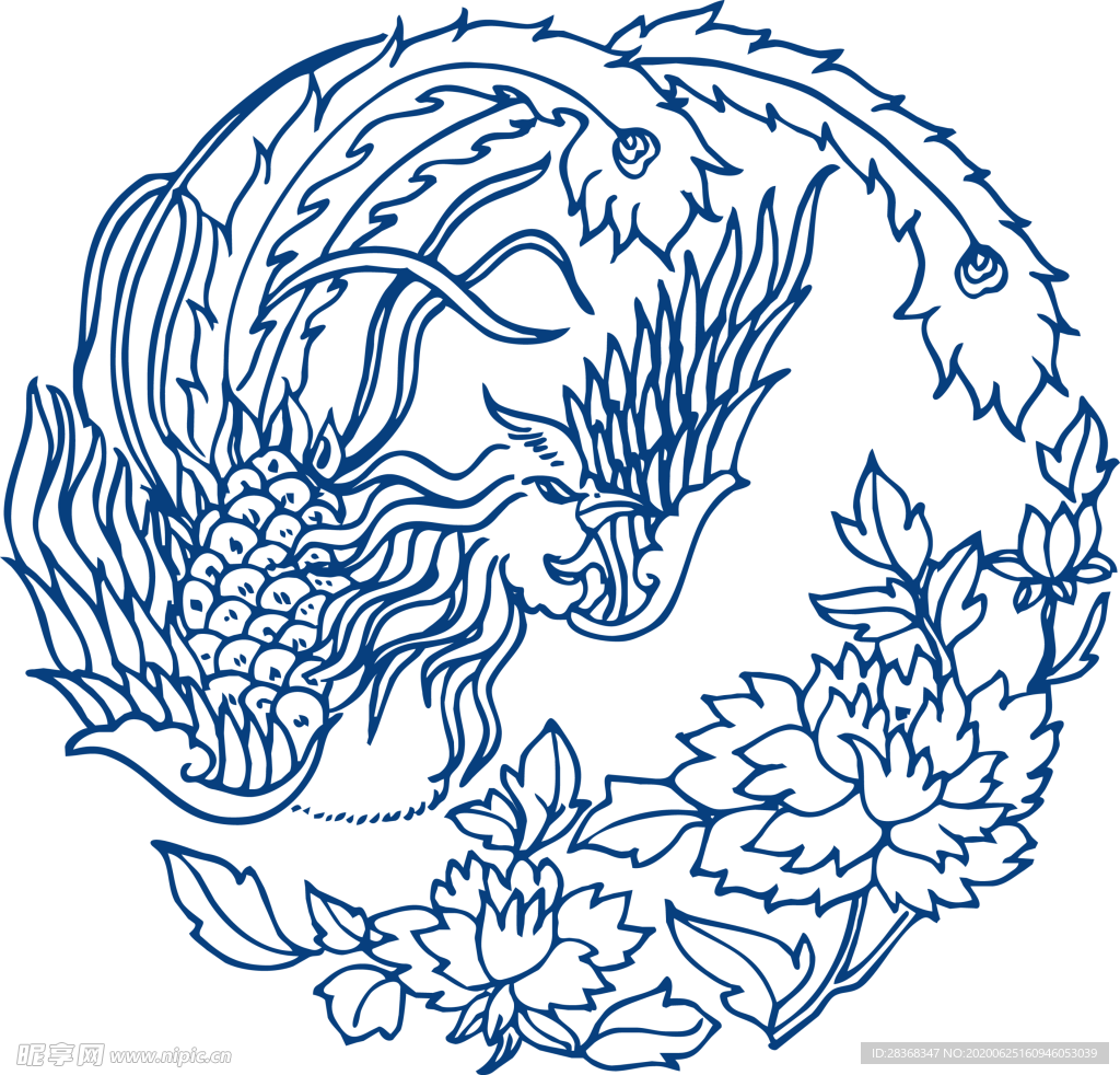 青花瓷图案