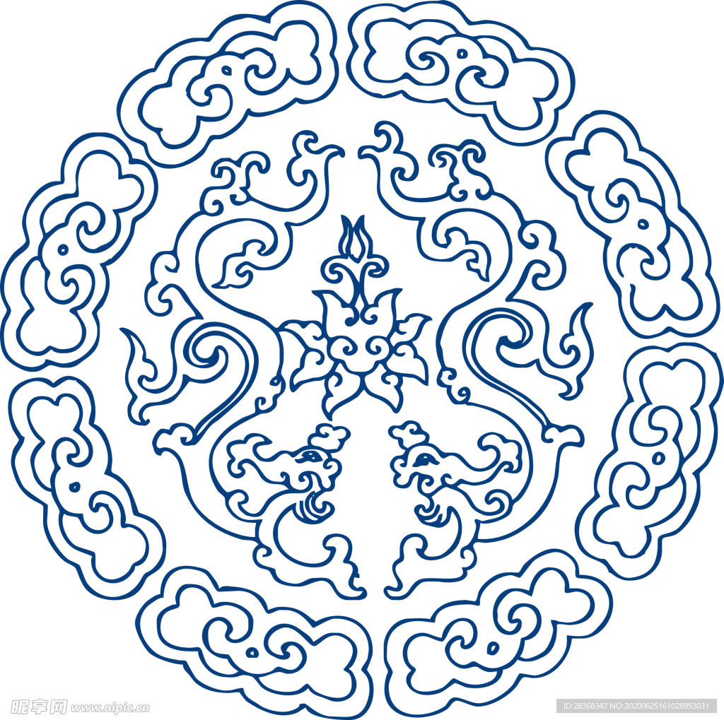 青花瓷图案