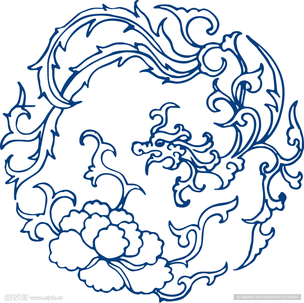 青花瓷图案