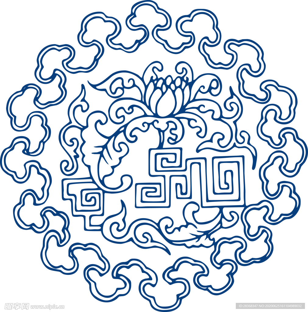 青花瓷图案