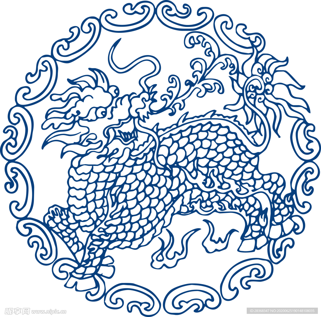青花瓷图案