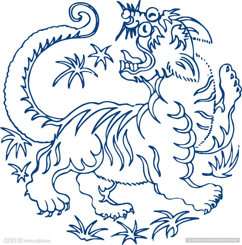 青花瓷图案