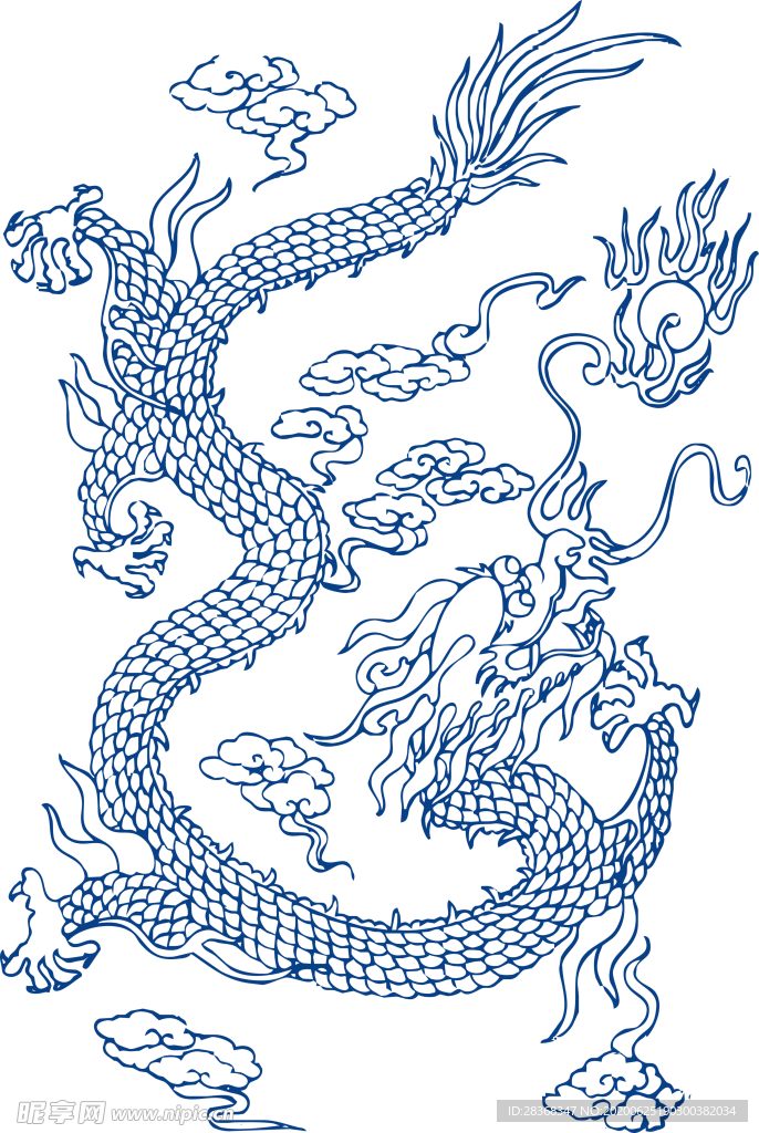 青花瓷图案