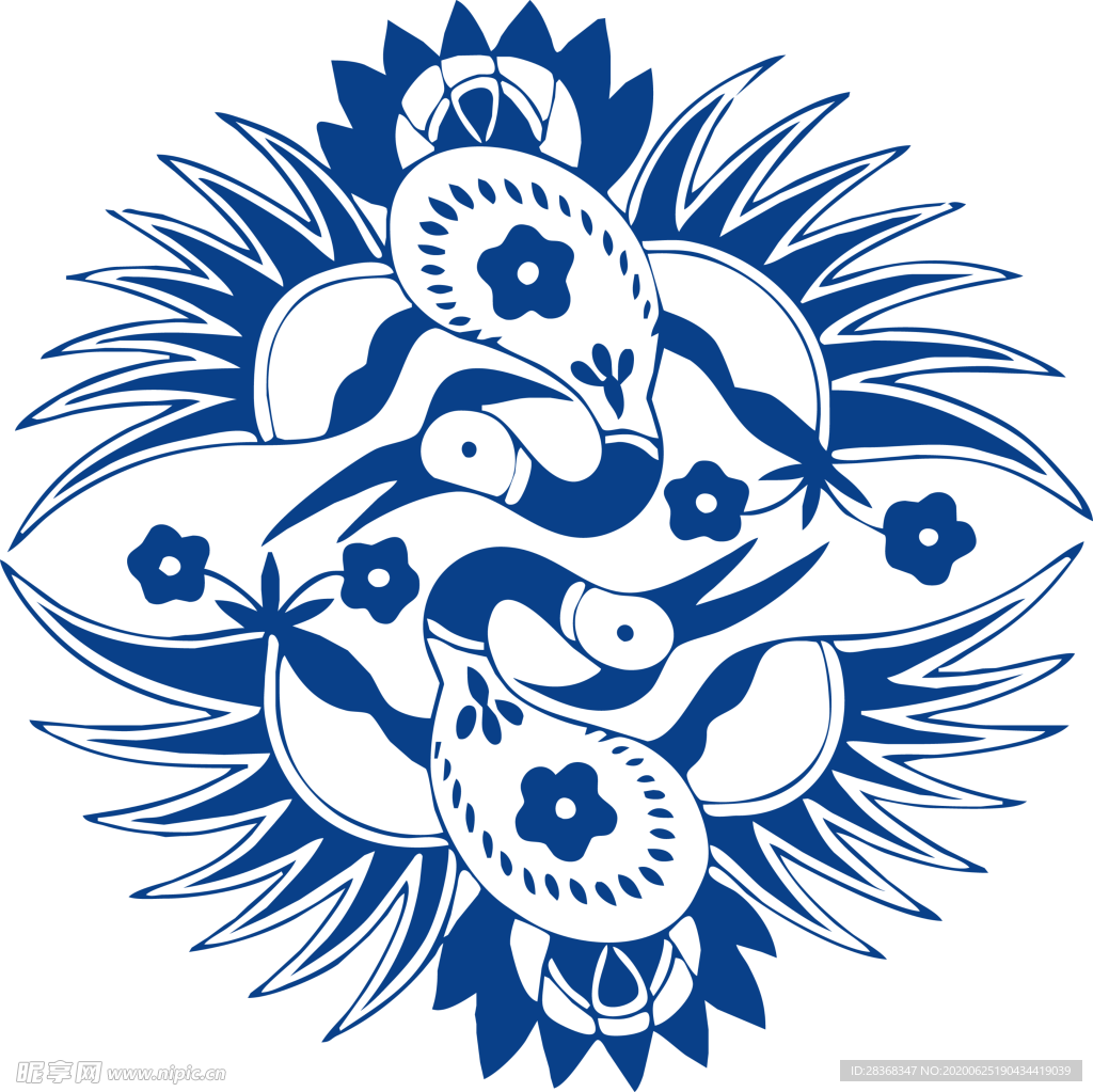 青花瓷图案