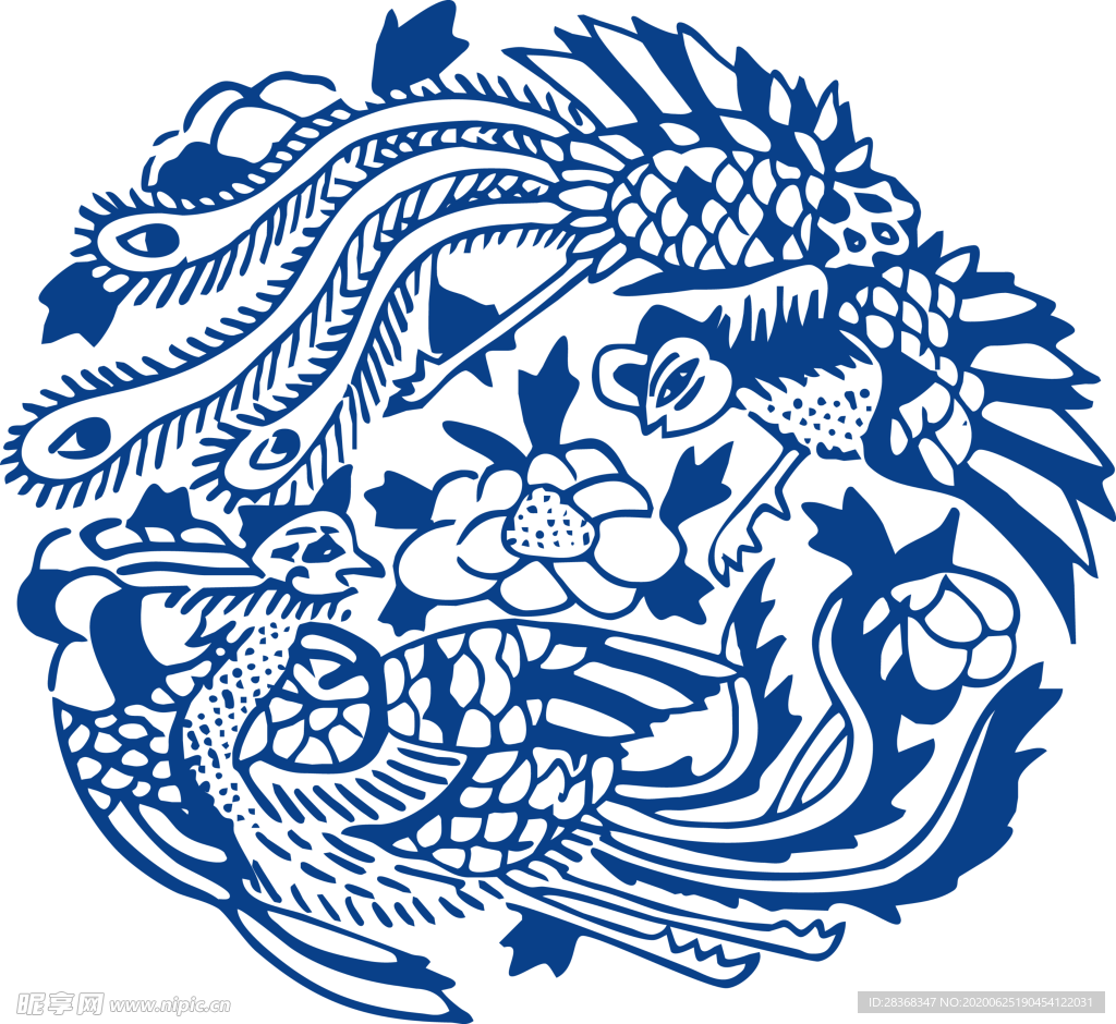 青花瓷图案