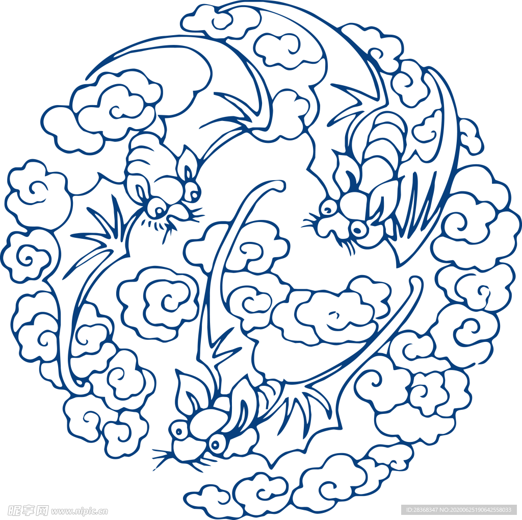 青花瓷图案