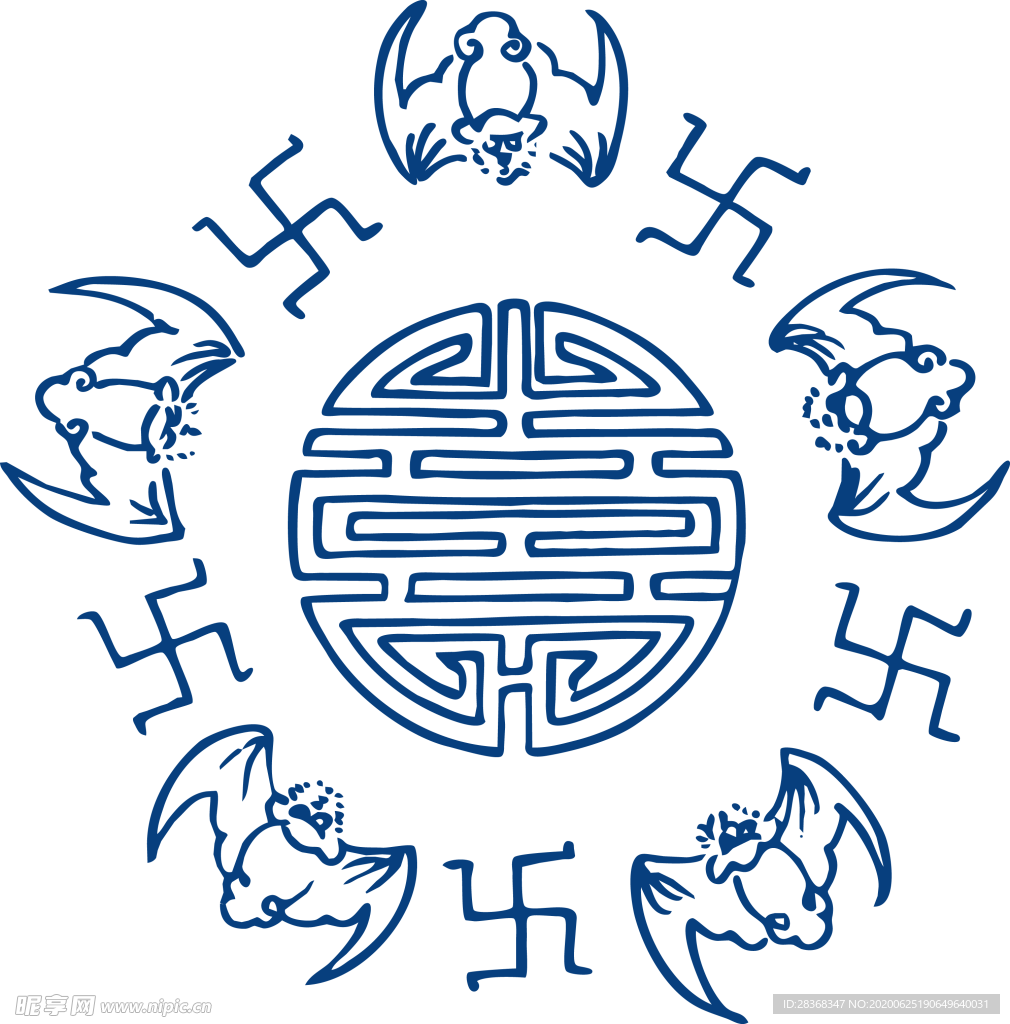 青花瓷图案