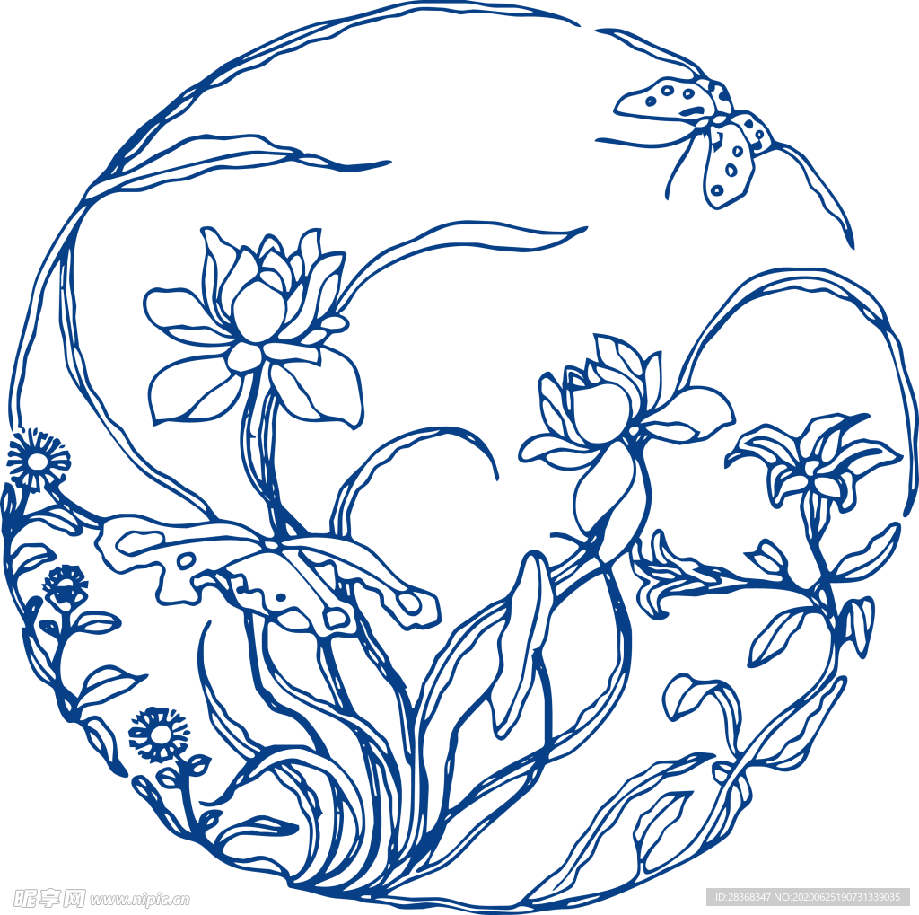 青花瓷图案