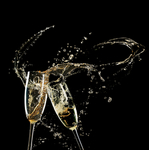 香槟高脚杯