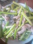 蒜心炒肉
