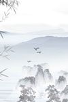 水墨背景板