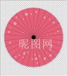日系和风纸伞免抠PNG