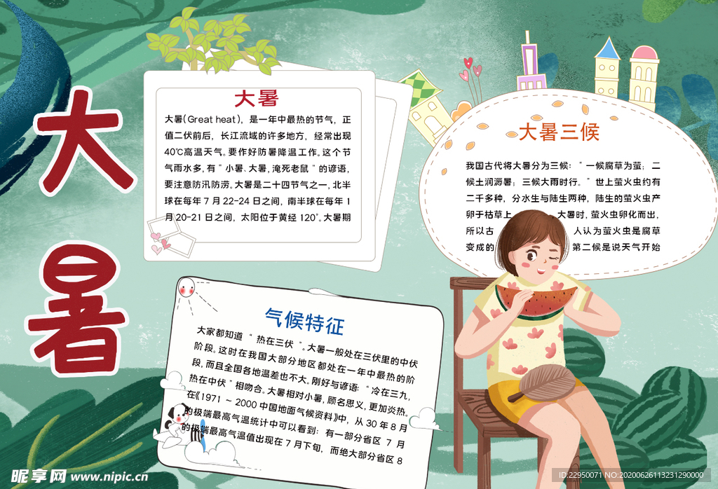暑假小报