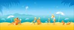 夏日海滩