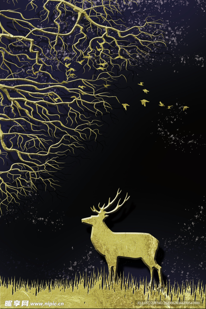 创意国潮装饰画图片