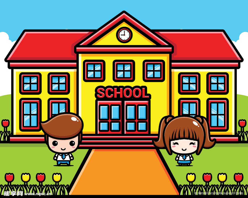 卡通学校