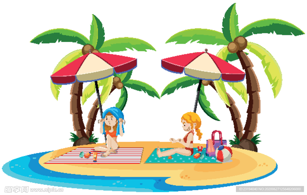夏日海滩