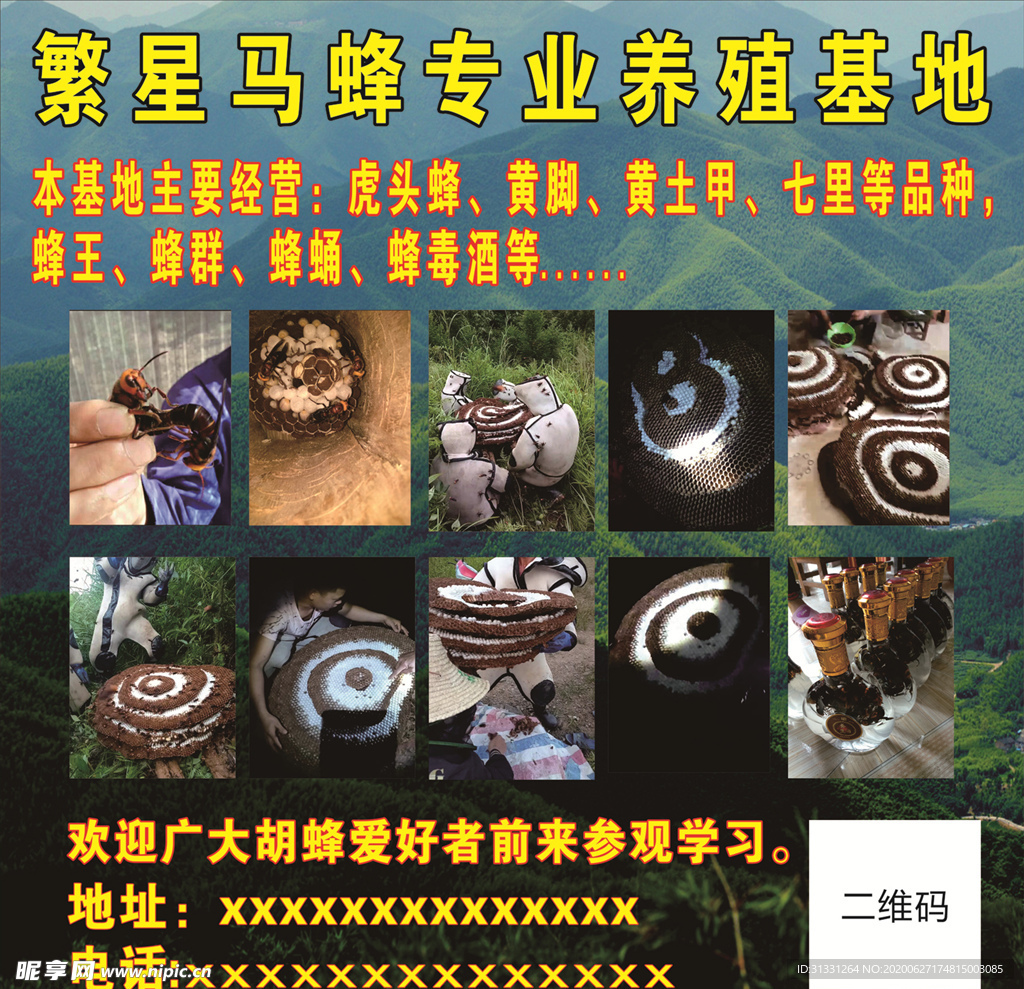 养蜂海报