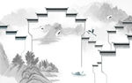 创意国潮装饰画图片
