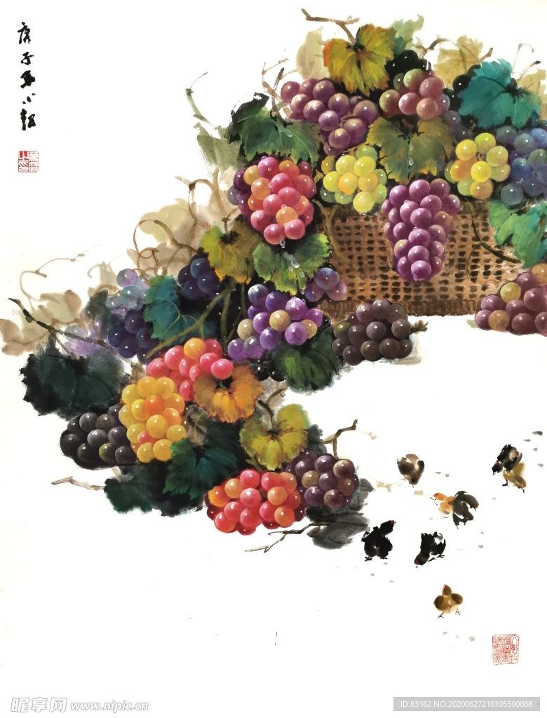 葡萄画