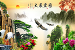 大展宏图背景