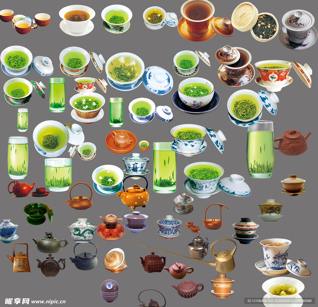 茶壶茶杯