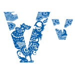 青花字母