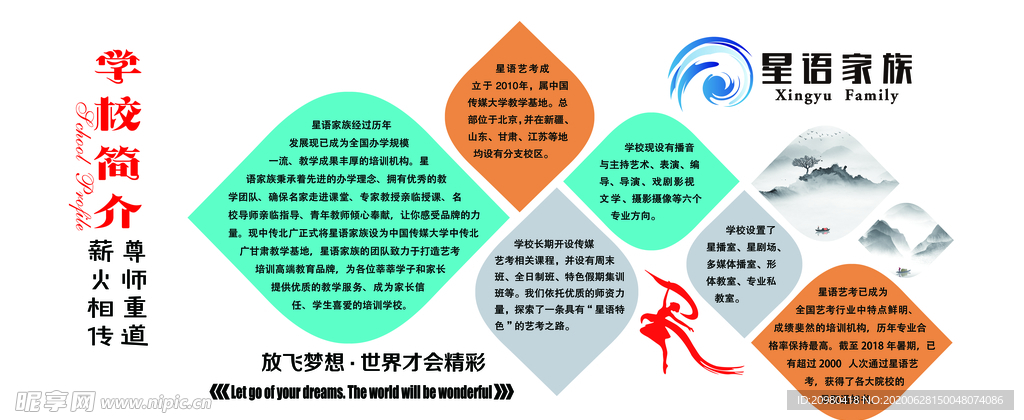文化墙  学校形象墙  简介