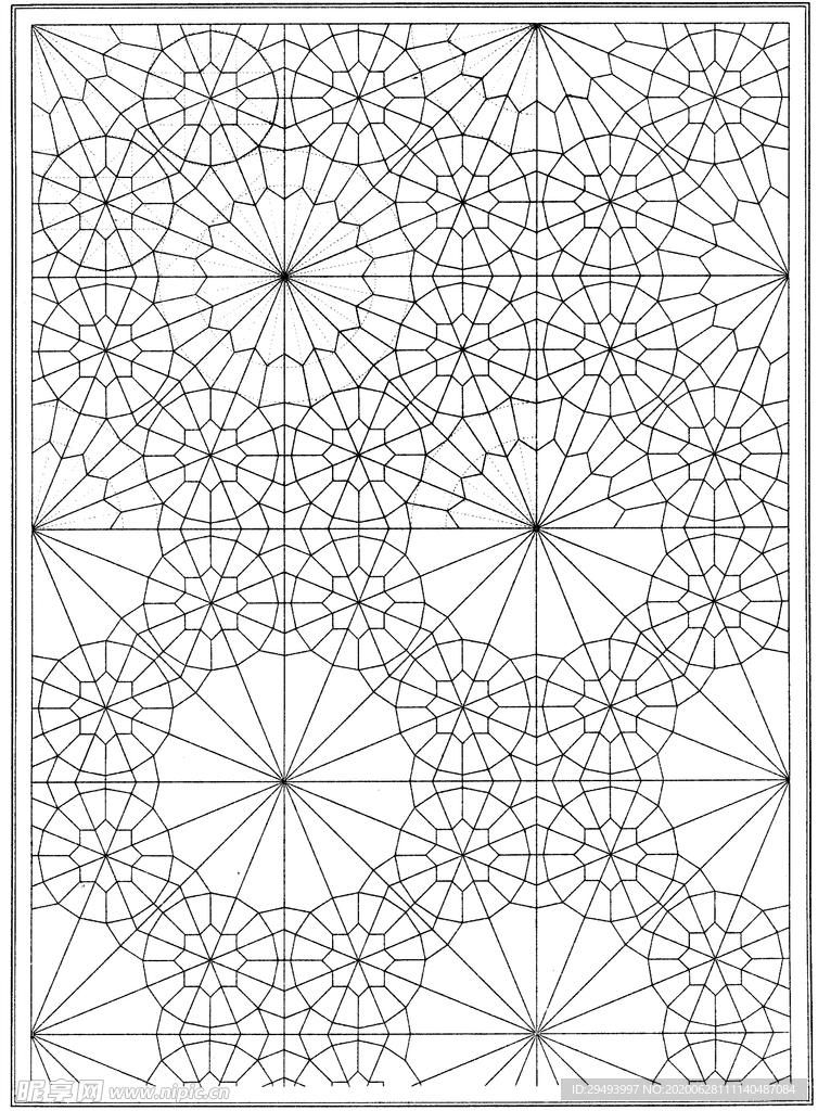 镂空花图案