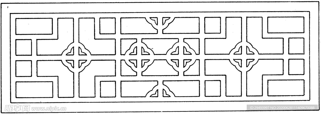 镂空花图案