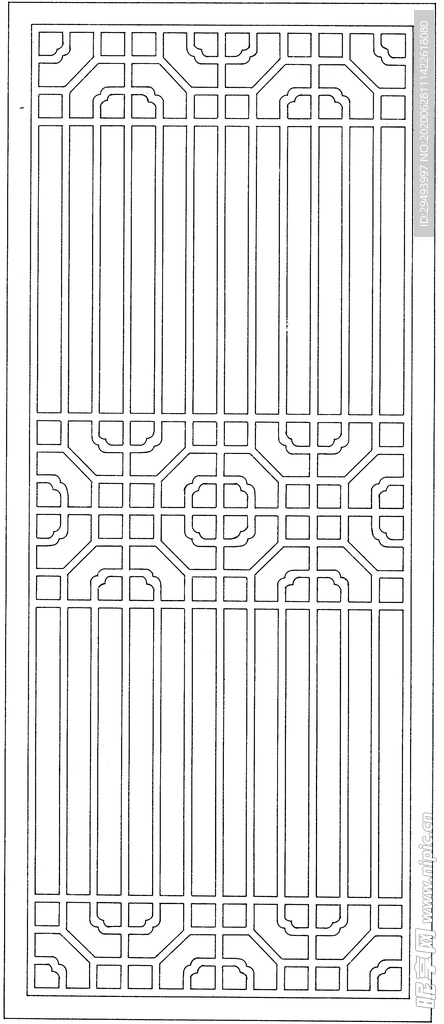 镂空花图案