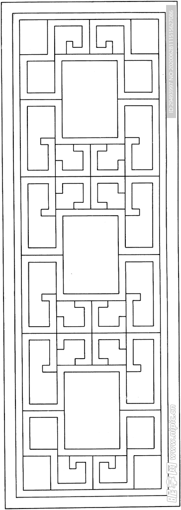 镂空花图案