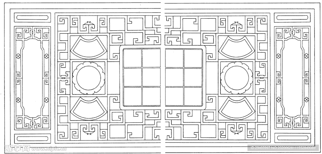 镂空花图案